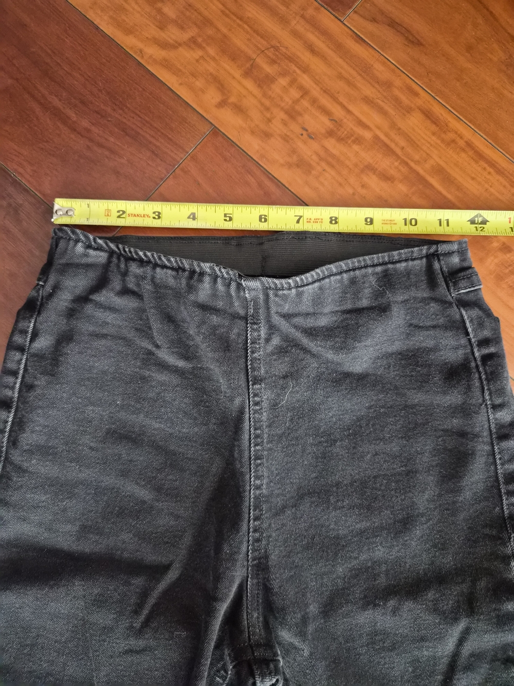 Forever 21 Black High Rise Elastic Waist Flare Pants - Size XS - Picture 2 of 14